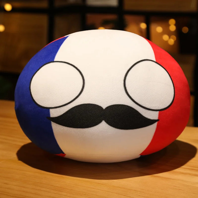 Country Ball Plushies - Fun Stuffed Dolls for All Ages