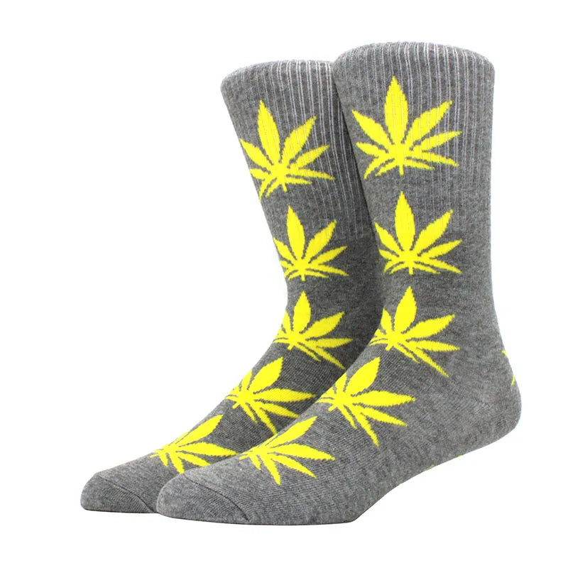 Men's Fashionable Hemp Cotton Crew Socks | Stylish Everyday Wear
