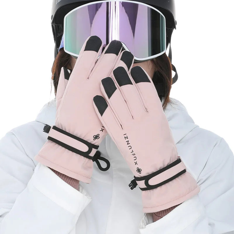 Winter Waterproof Ski Gloves | Touch Screen Warm Outdoor Gloves