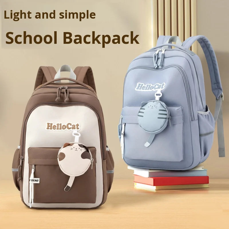 Ultra-Light Waterproof Unisex School Bag for Students | 20-36L