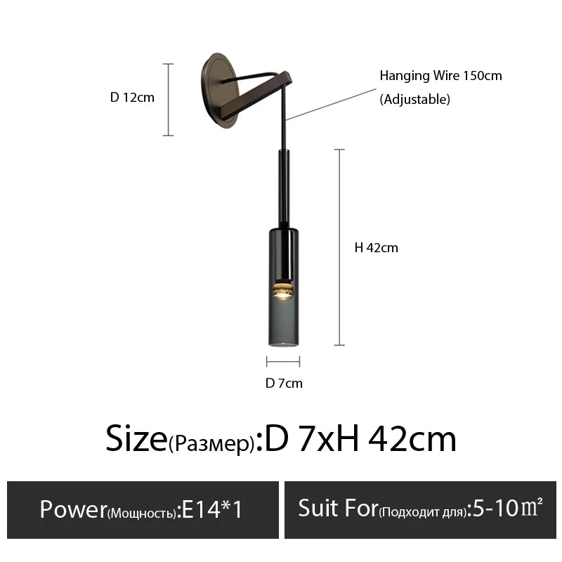 Modern Crystal Bedside Lamp | Elegant Minimalist Lighting Solution