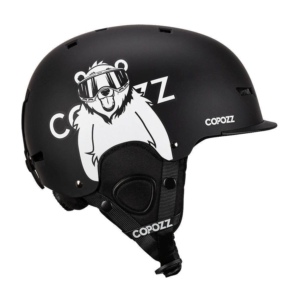 Half-Covered Anti-Impact Ski Helmet for Adults and Kids