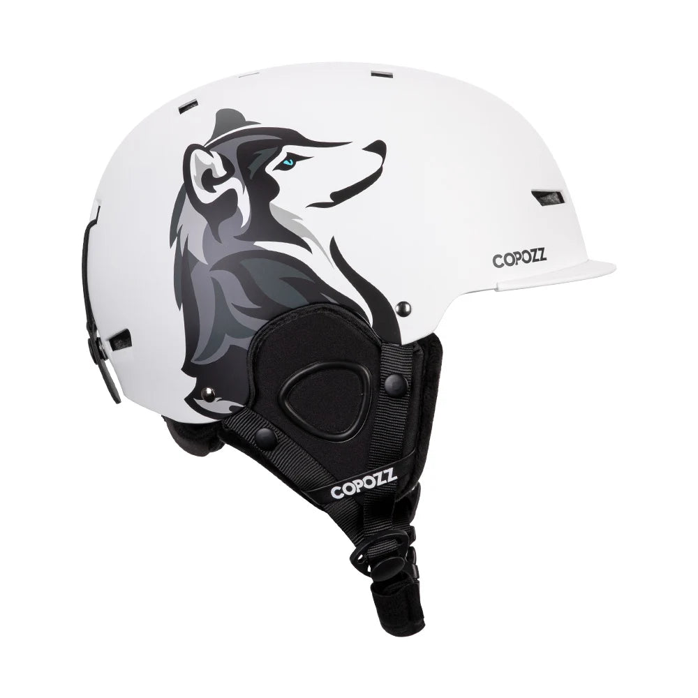 Half-Covered Anti-Impact Ski Helmet for Adults and Kids
