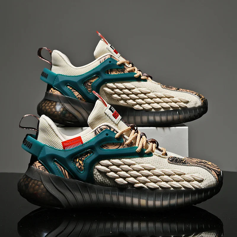 Luxury Men's Casual Sneakers | Versatile Fashion Platform Shoes