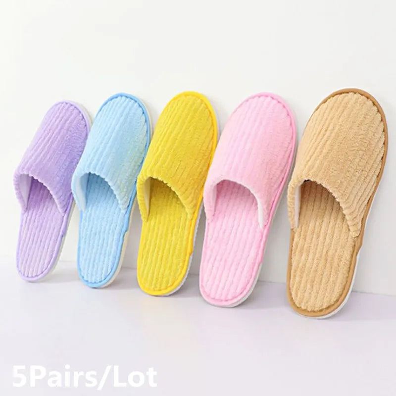 Comfortable Disposable Cotton Slippers | Hotel & Home Use