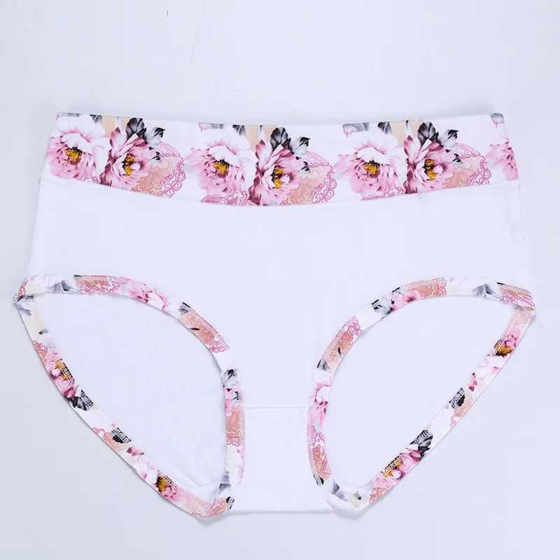 Plus Size Floral Briefs | Comfortable Women's Underwear