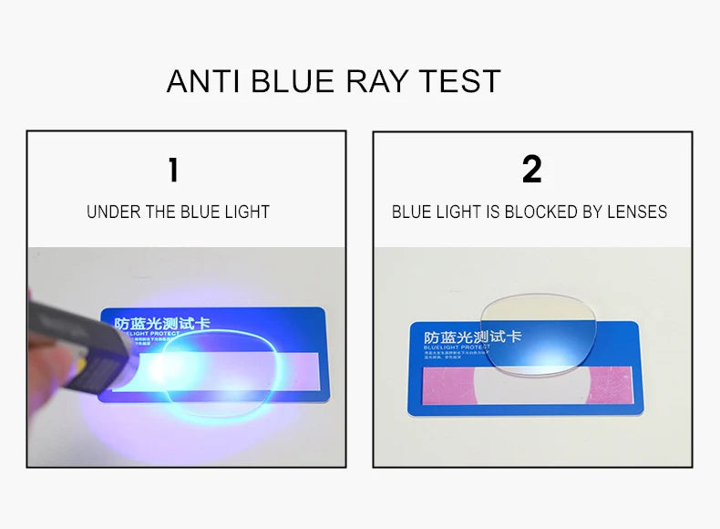 Gafas de Miopía Personalizadas con Bloqueo de Luz Azul y Lentes Fotocromáticas