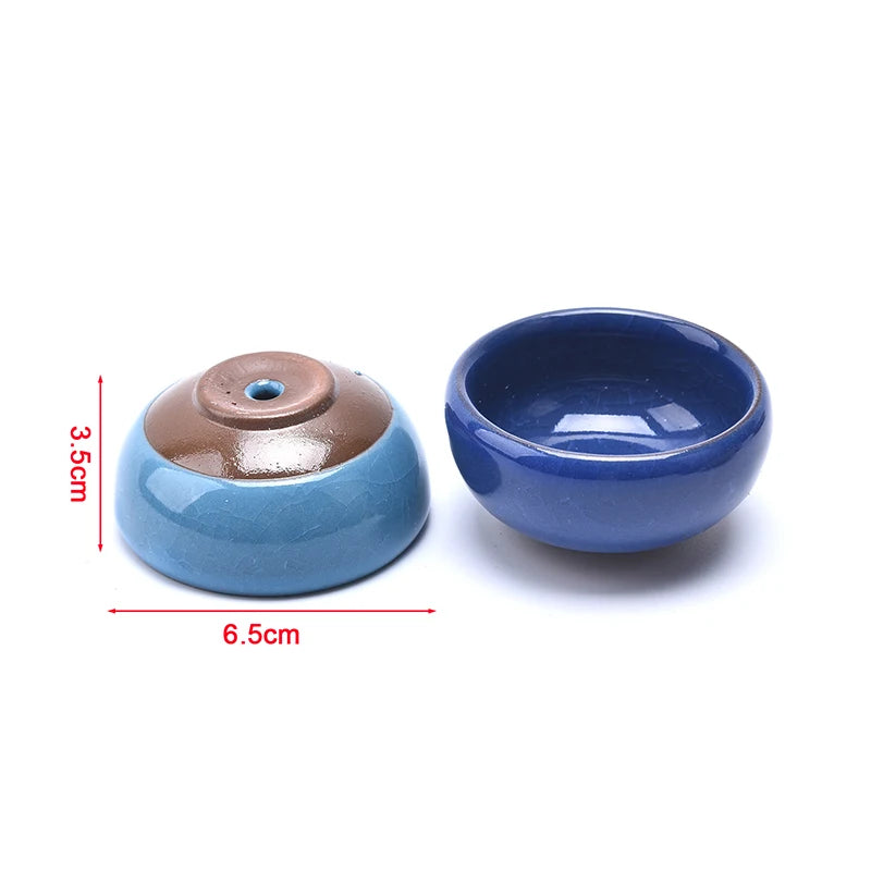 Cute Ice-Crack Glaze Flower Ceramic Succulent Planter Mini Pot