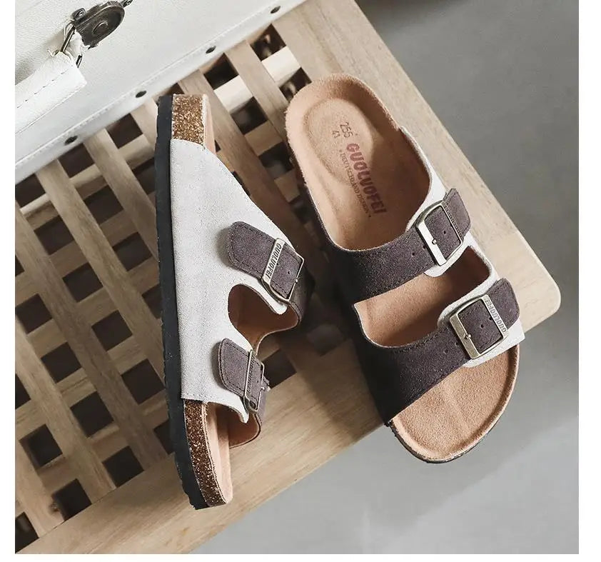 Summer Women's Casual Cork Slippers | Stylish Outdoor Slides