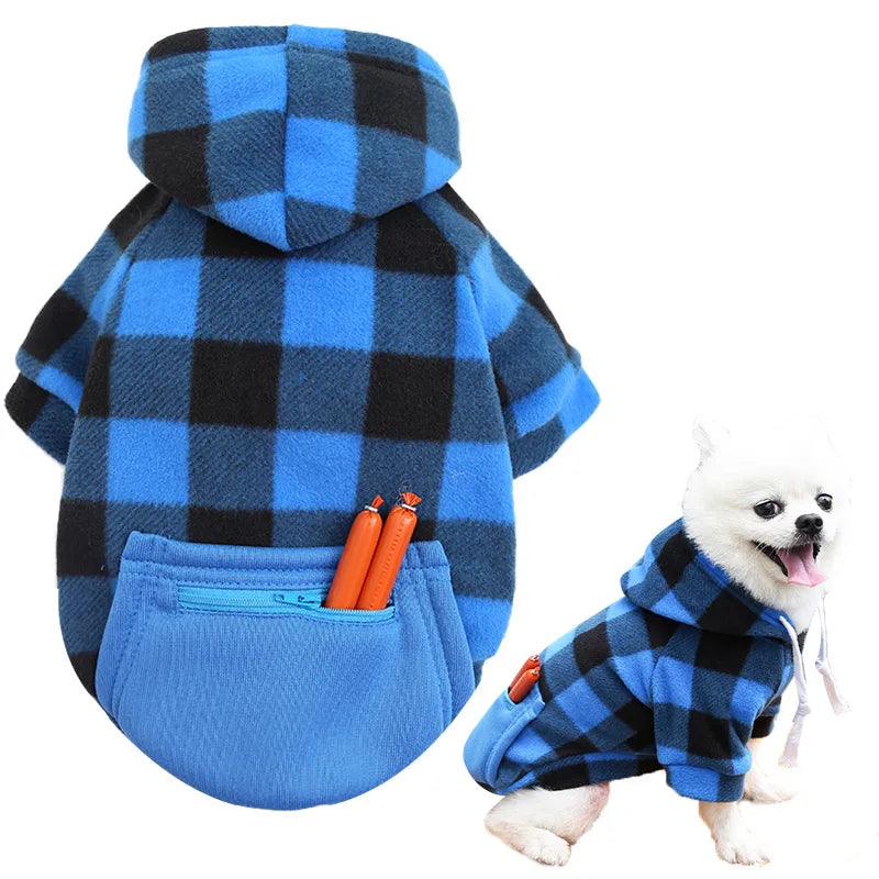 Reversible Dog Winter Coat | Plaid Vest for All Sizes