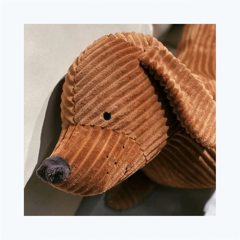 Lifelike Dachshund Plush Pillow | Cozy Home Décor Cushion