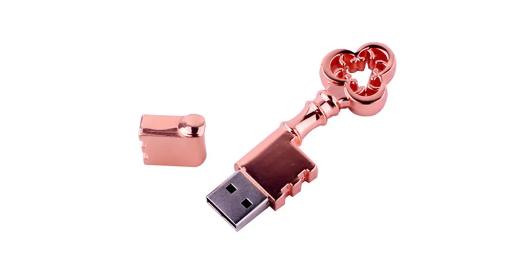 Creative Metal Love Heart USB Flash Drive | Stylish Memory Stick