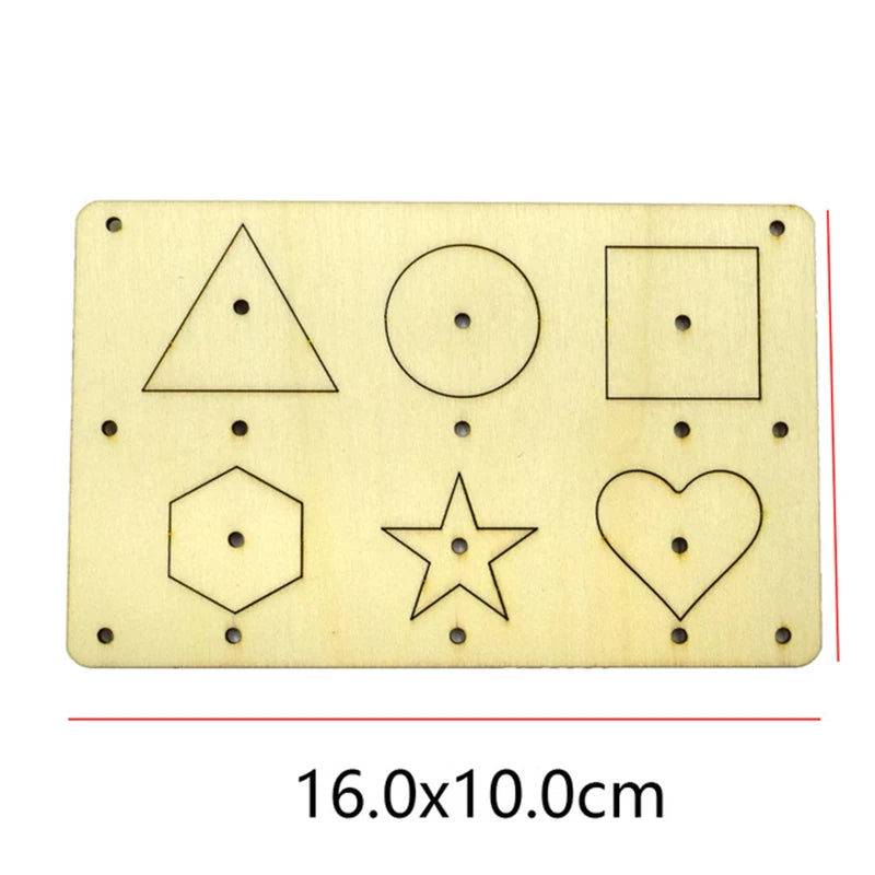 Educational Montessori Busy Board for Kids | Sensory Wooden Toys