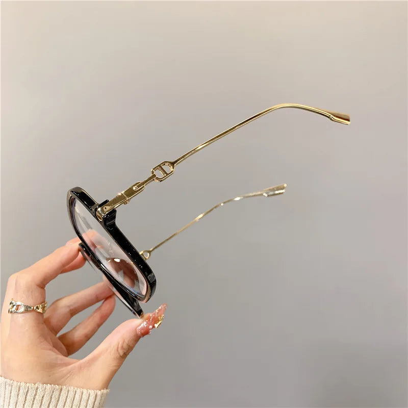 Women's Oversized Square Retro Eyewear | Anti-Blue Light Glasses 2026
