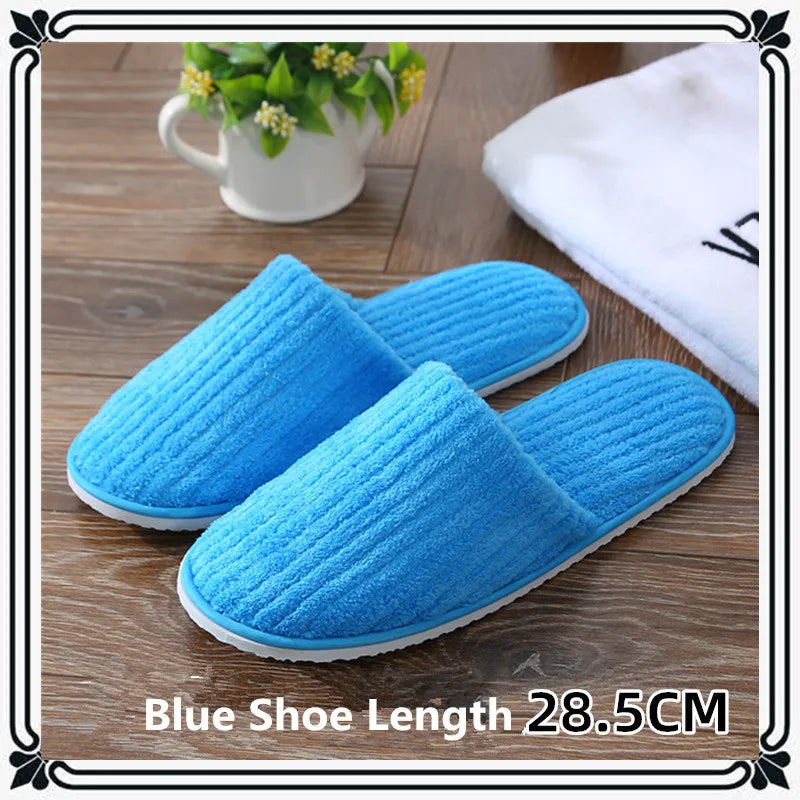 Comfortable Disposable Cotton Slippers | Hotel & Home Use