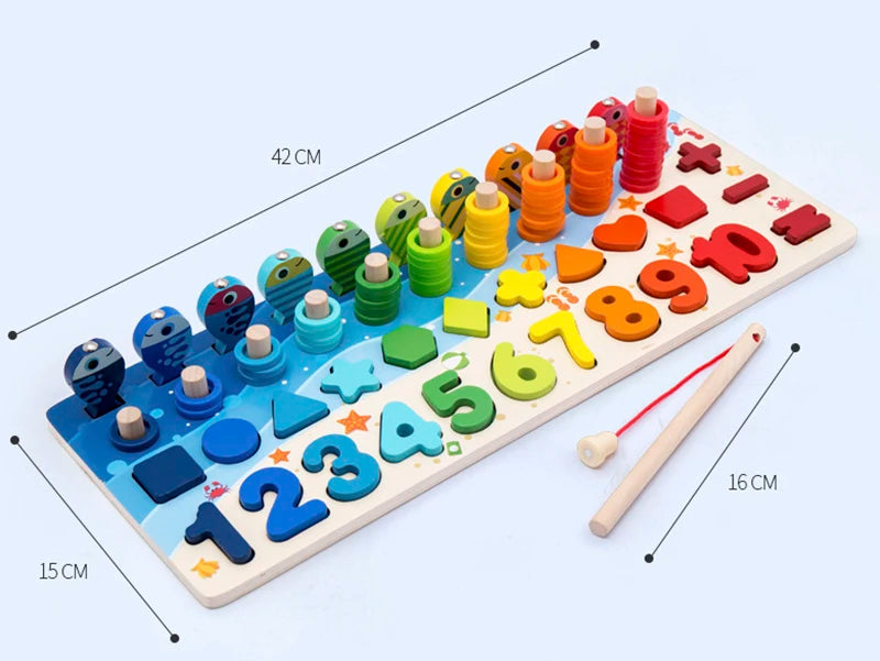 3D Montessori Arithmetic Fishing Toys | Fun Educational Playtime