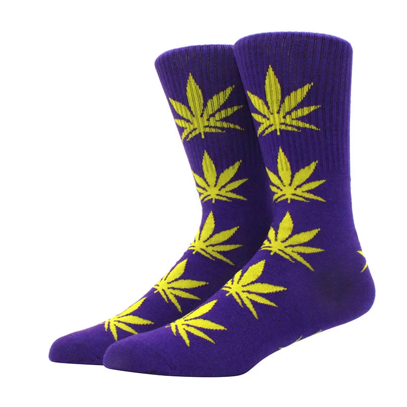 Men's Fashionable Hemp Cotton Crew Socks | Stylish Everyday Wear