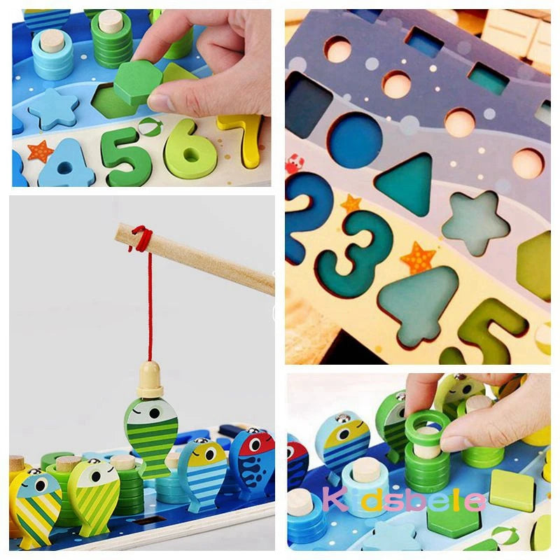 Kids Montessori Math Toys | Educational Wooden Puzzle Game