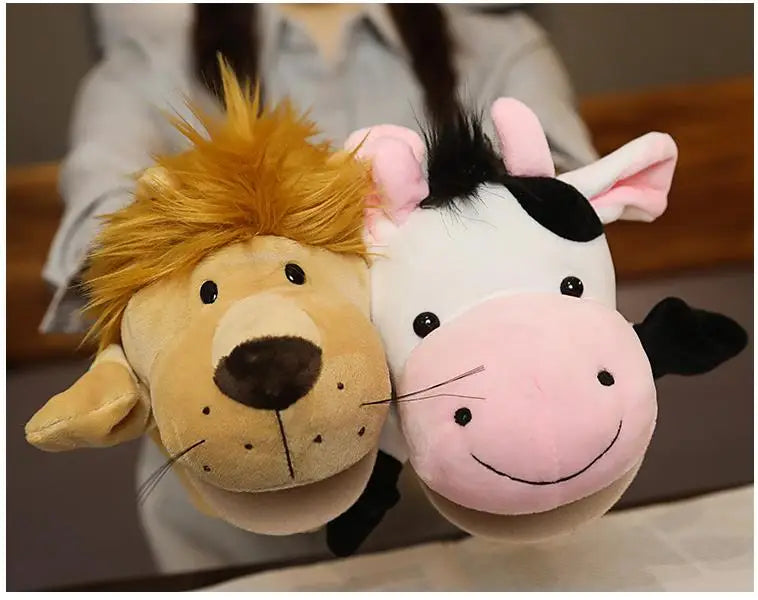 Kawaii Animal Finger Puppets | Soft Plush Educational Toy