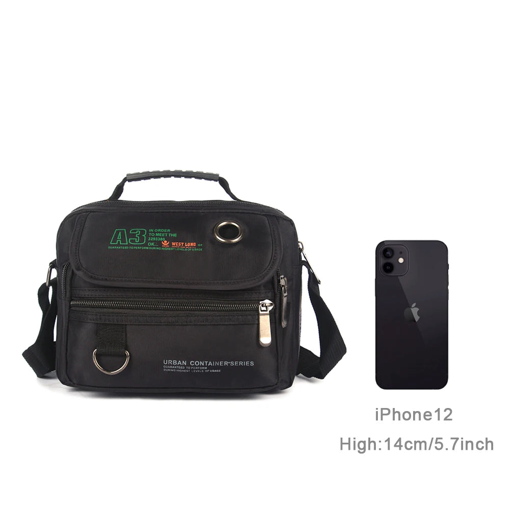 Men's Multifunction Casual Messenger Bags | Waterproof Shoulder Bag