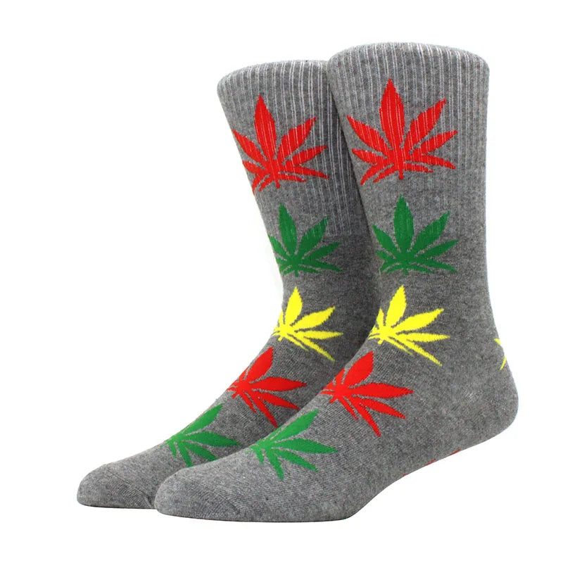 Men's Fashionable Hemp Cotton Crew Socks | Stylish Everyday Wear