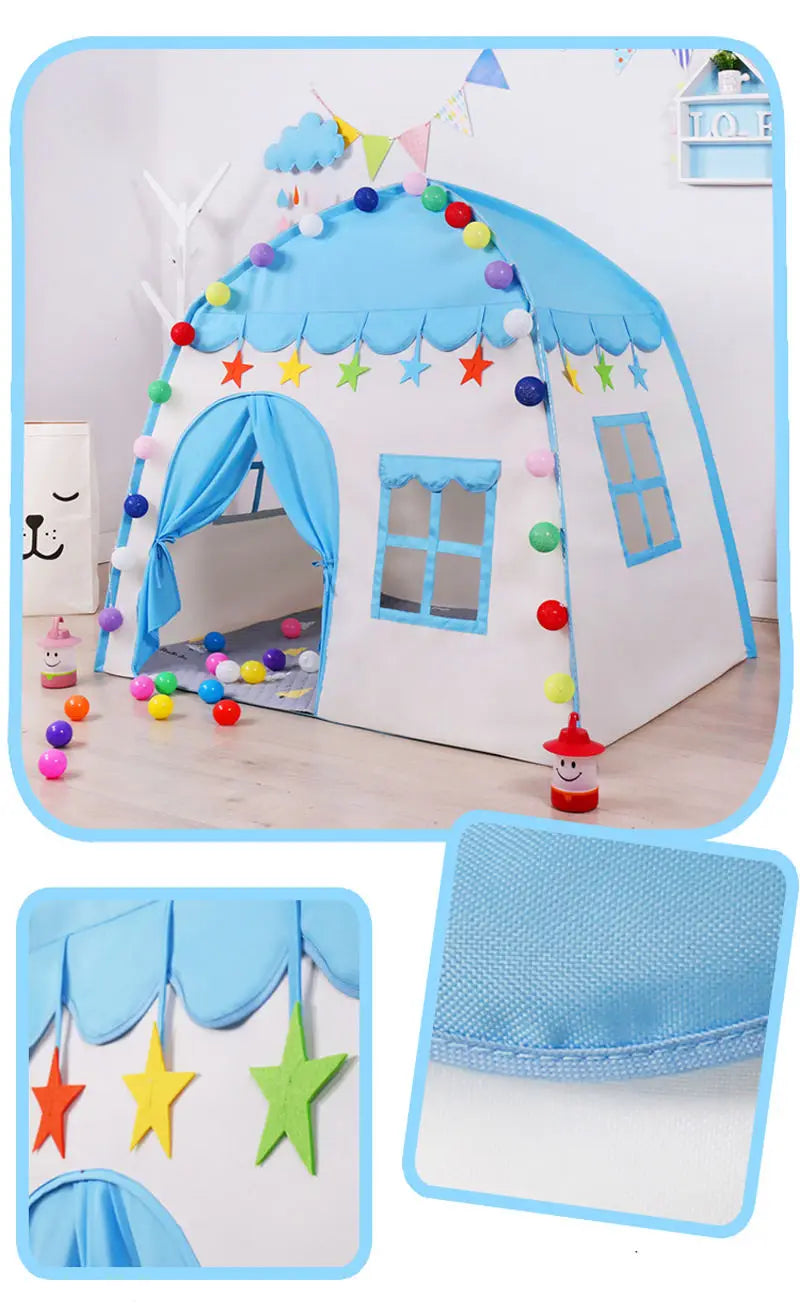 Children's Indoor Outdoor Tipi Princess Castle Play Tent | Fun & Sturdy