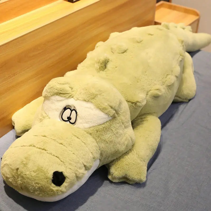 Lifelike Alligator Plush Toys | Soft Crocodile Filled Cushions