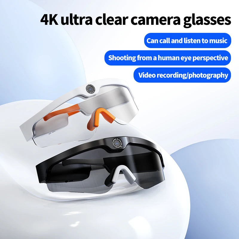 Lightweight Multi-Function Smart Glasses | Dual Camera & Waterproof