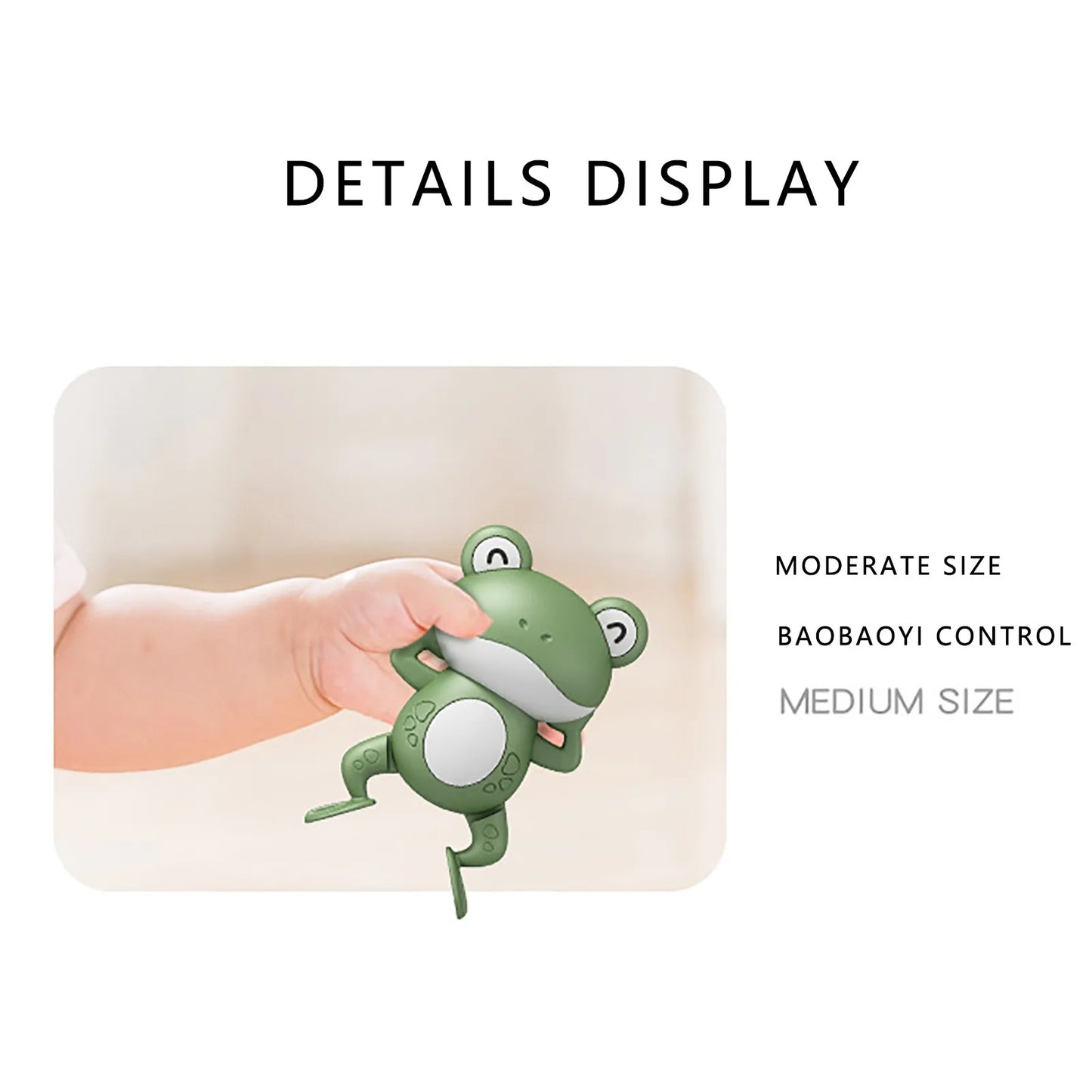Cute Baby Bath Toys | Fun Frogs Clockwork Swimming Toy