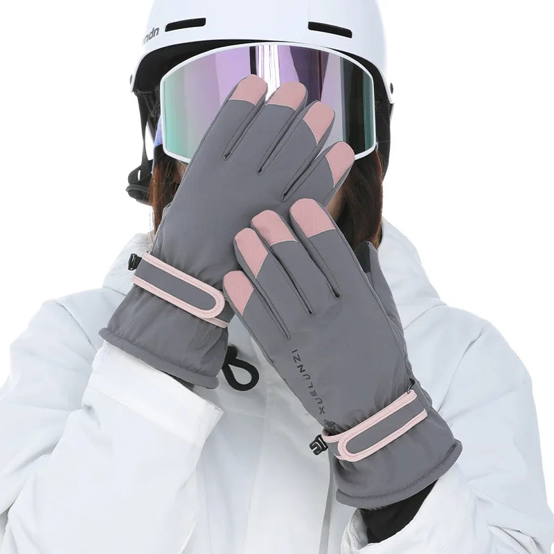 Winter Waterproof Ski Gloves | Touch Screen Warm Outdoor Gloves
