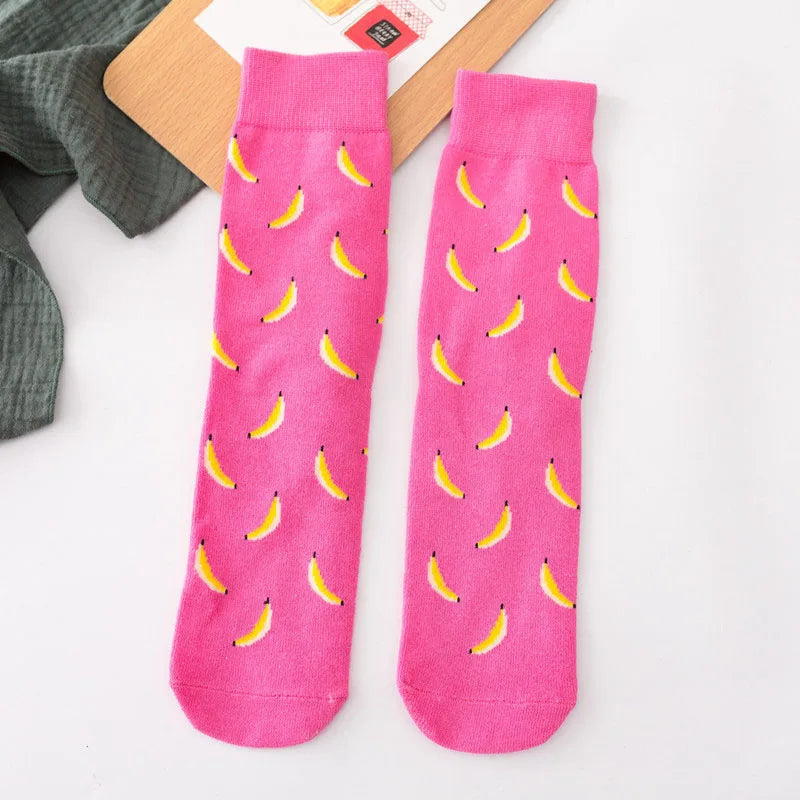 Calcetines Divertidos de Dibujos Animados de Comida para Hombre | Diseños de Aguacate y Hamburguesa
