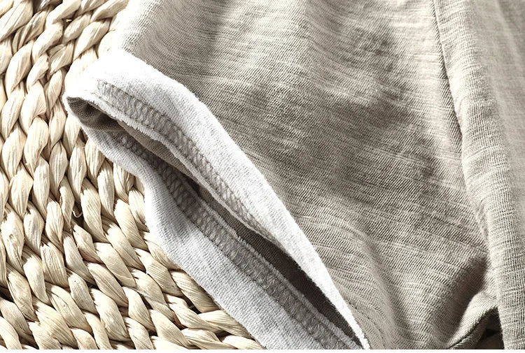 Summer Men's Bamboo Cotton Short Sleeve T-Shirt | Casual Comfort