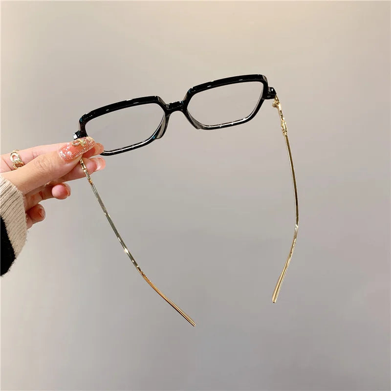 Women's Oversized Square Retro Eyewear | Anti-Blue Light Glasses 2026