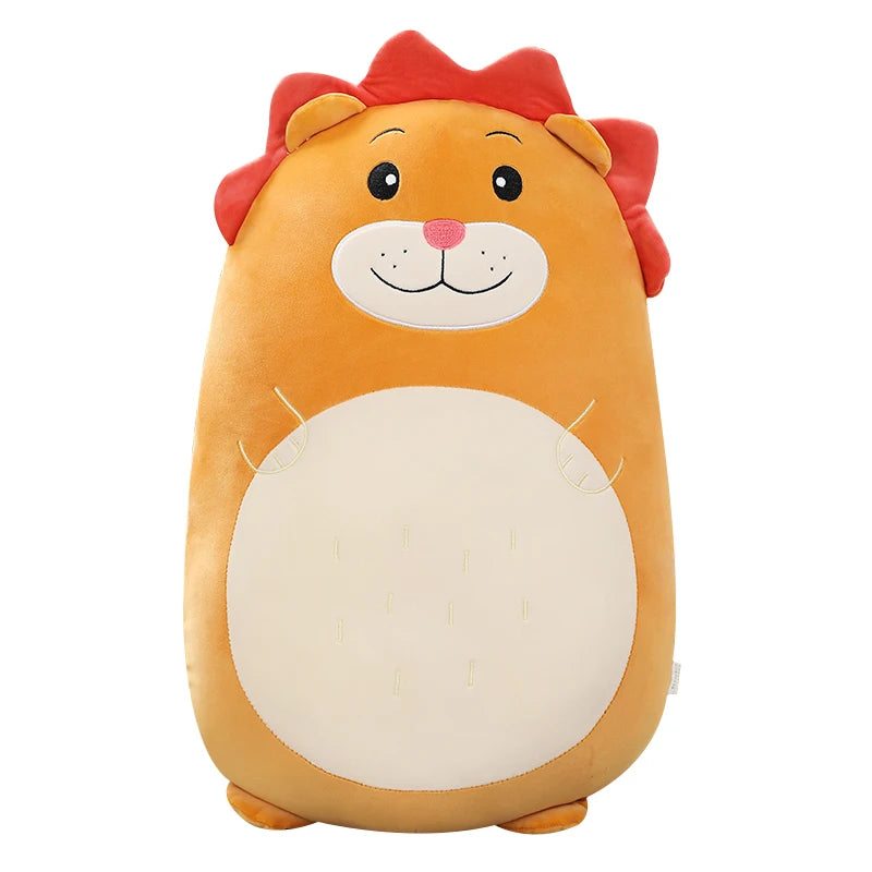 Kawaii Animal Plush Pillow | Cute Dinosaur & Shiba Inu Cushion