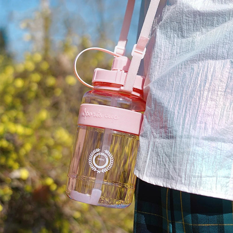 BPA Free Sport Water Bottle with Straw | Perfect for Hydration