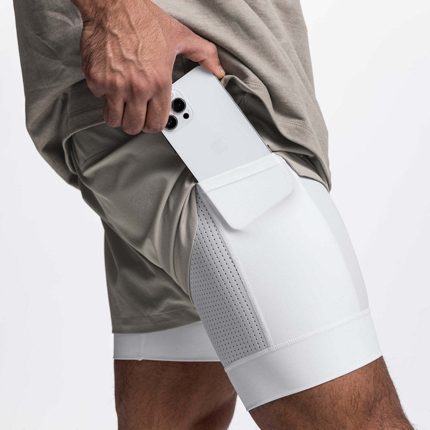 Men's 2-in-1 Running Shorts | Breathable Double Layer Fitness Gear