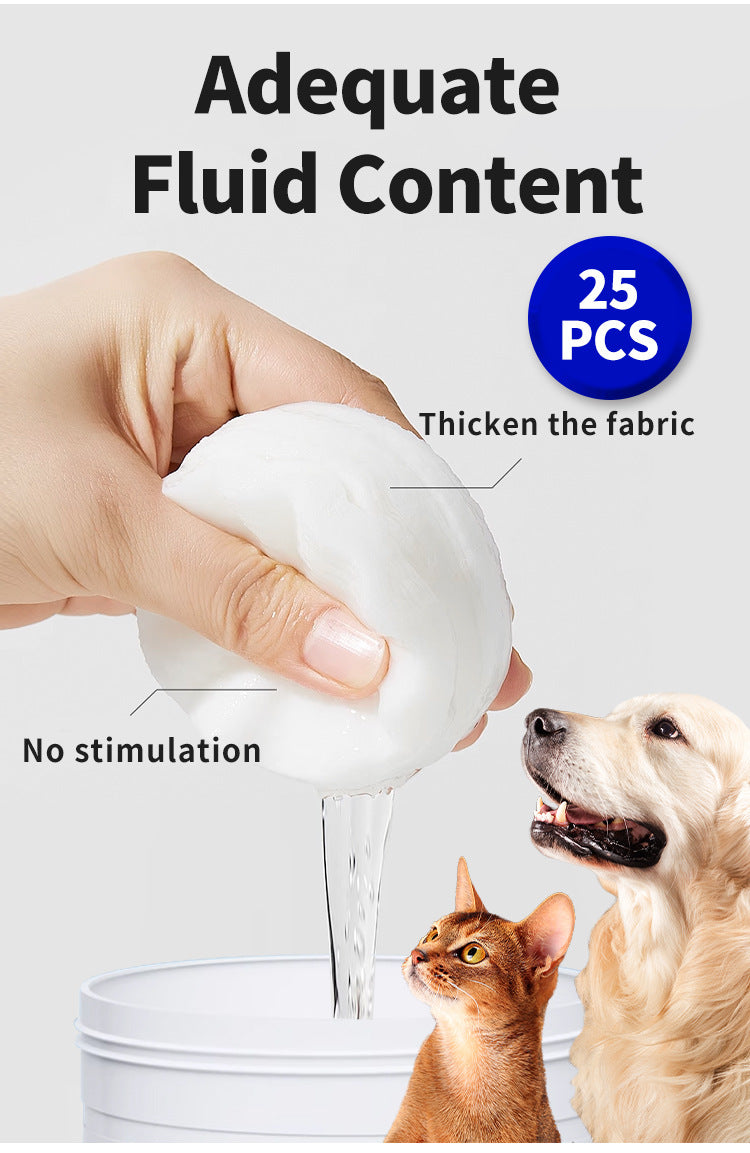 Effective Pet Tear Stain Removal Wipes | Gentle Cat Eye Cleaners