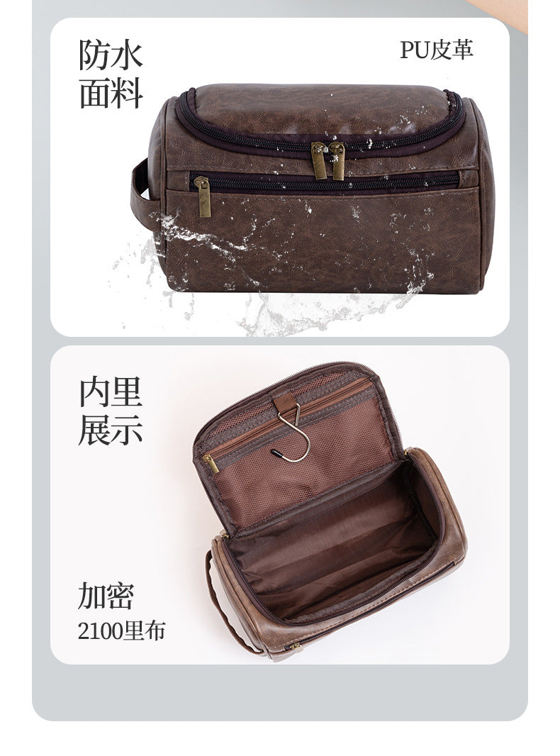 Portable Waterproof Hanging Toiletry Bag for Travel & Cosmetics
