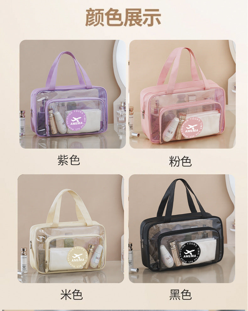 Waterproof Portable PVC Wash Bag for Fitness and Travel