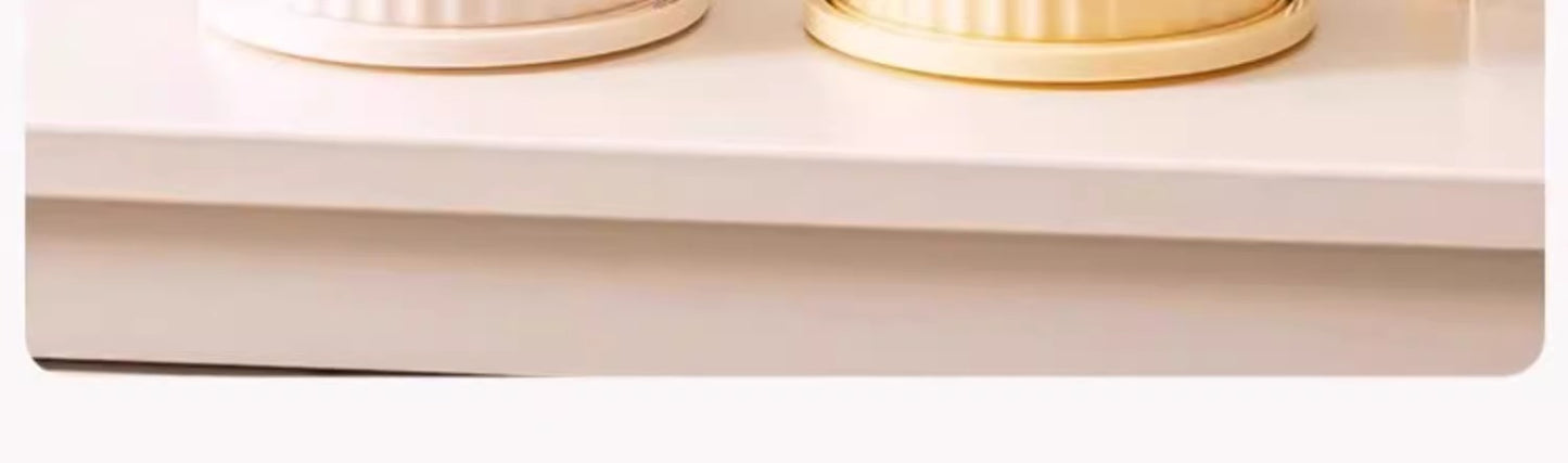 Rotating Cosmetic Brush Storage Box | Dustproof Makeup Organizer