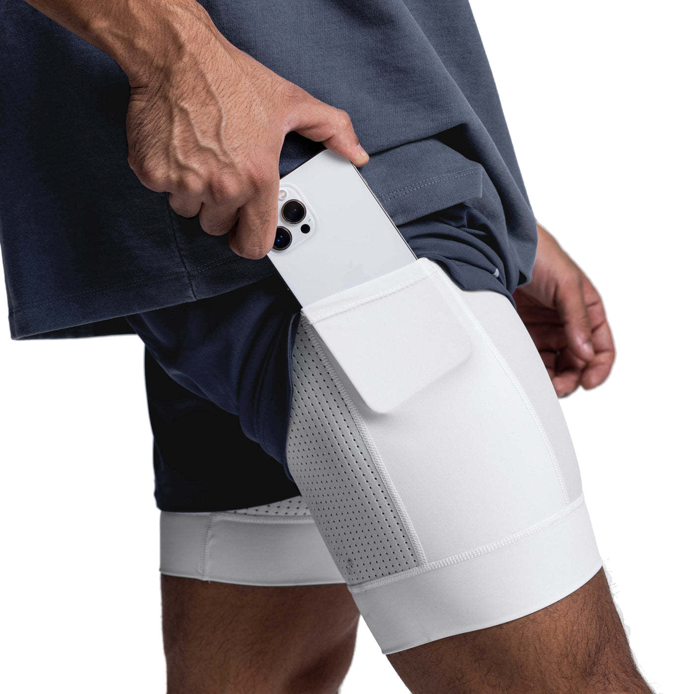 Men's 2-in-1 Running Shorts | Breathable Double Layer Fitness Gear