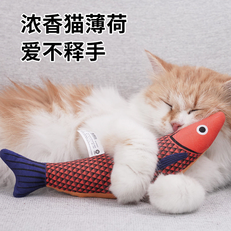 Interactive Cat Toy Fish | Teasing Mint Chew-Resistant Fun