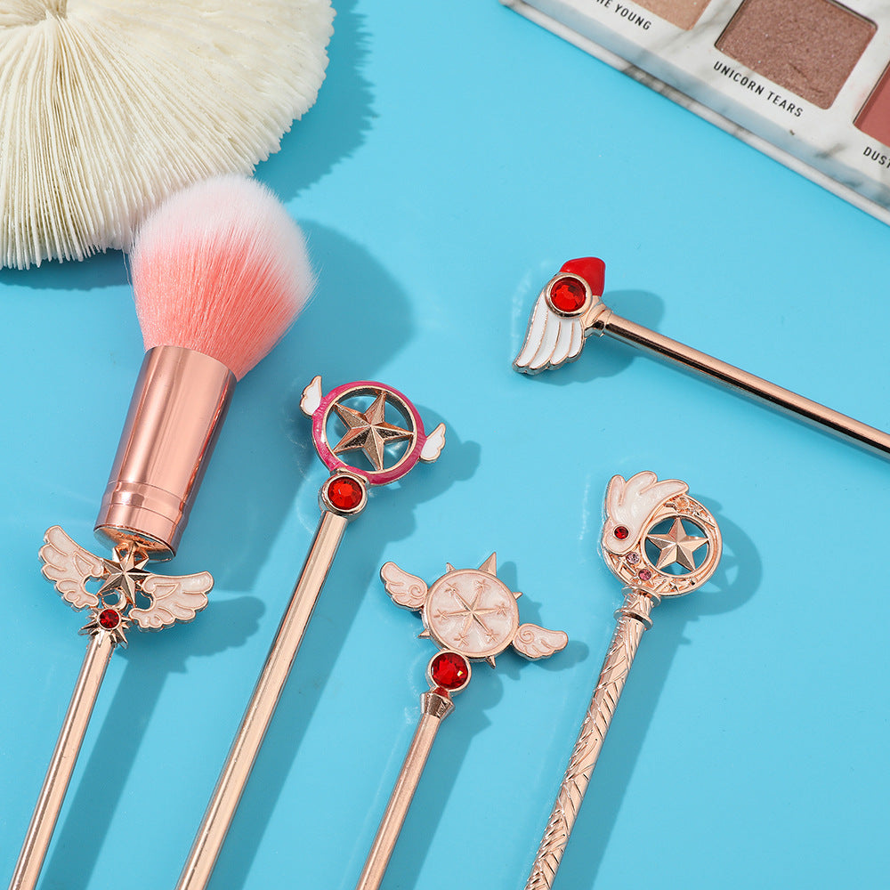 Sakura Makeup Tool Set | Sparkling Eyeshadow & Brush Variety