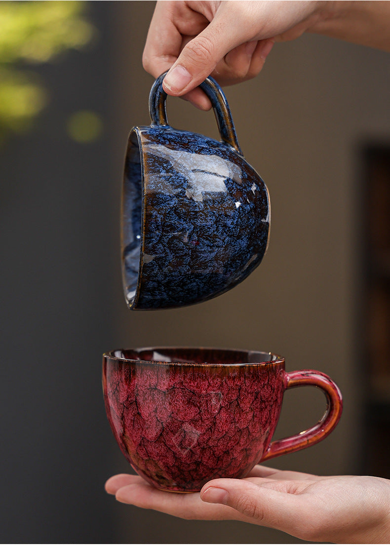 Taza de café de cerámica estilo japonés | Vajilla ecológica