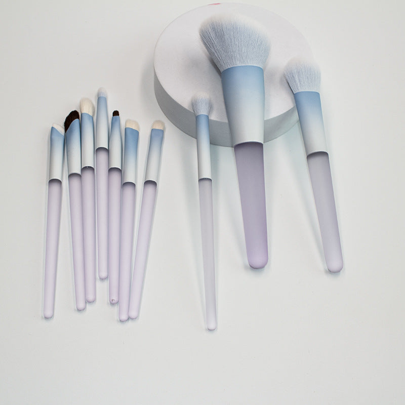10-Piece Makeup Brush Set | Blush, Powder & Eyeshadow Brushes