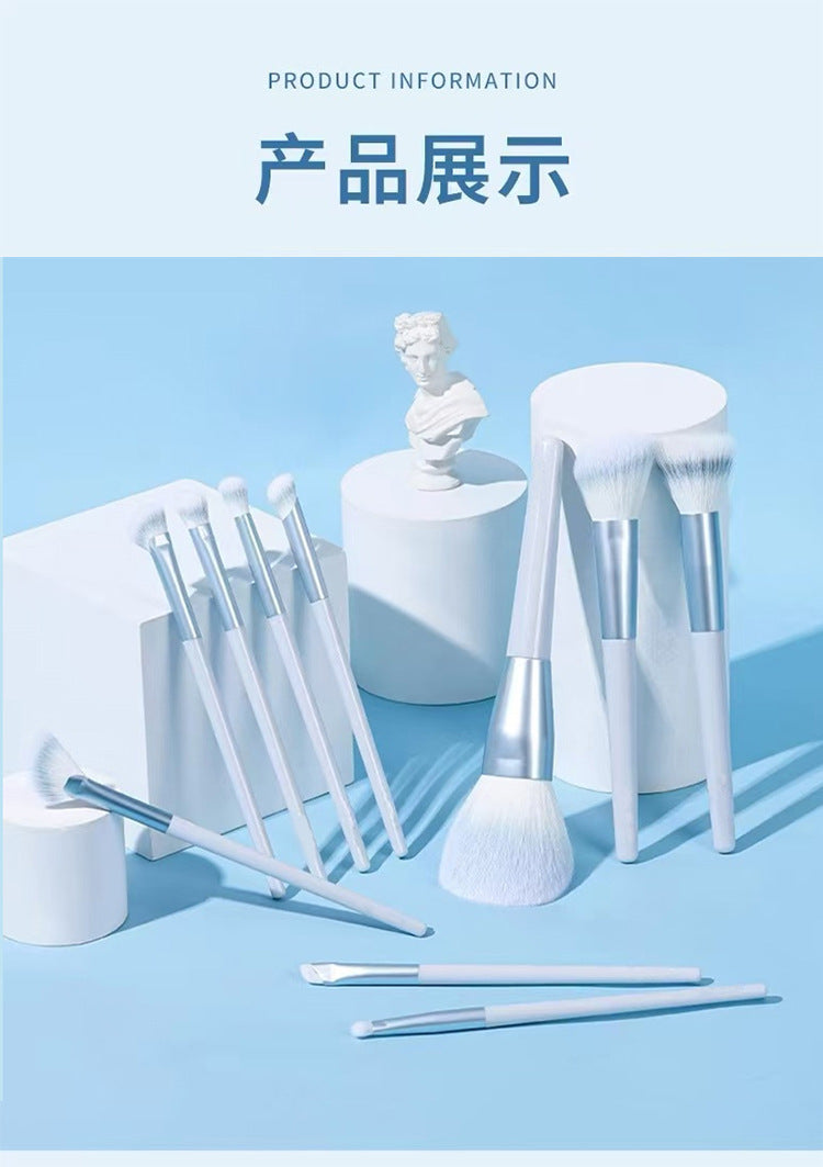 10-Piece Makeup Brush Set | Versatile Cosmetic Tools for Flawless Looks