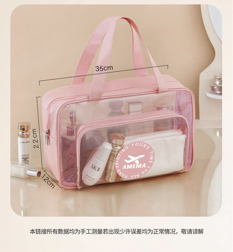 Waterproof Portable PVC Wash Bag for Fitness and Travel