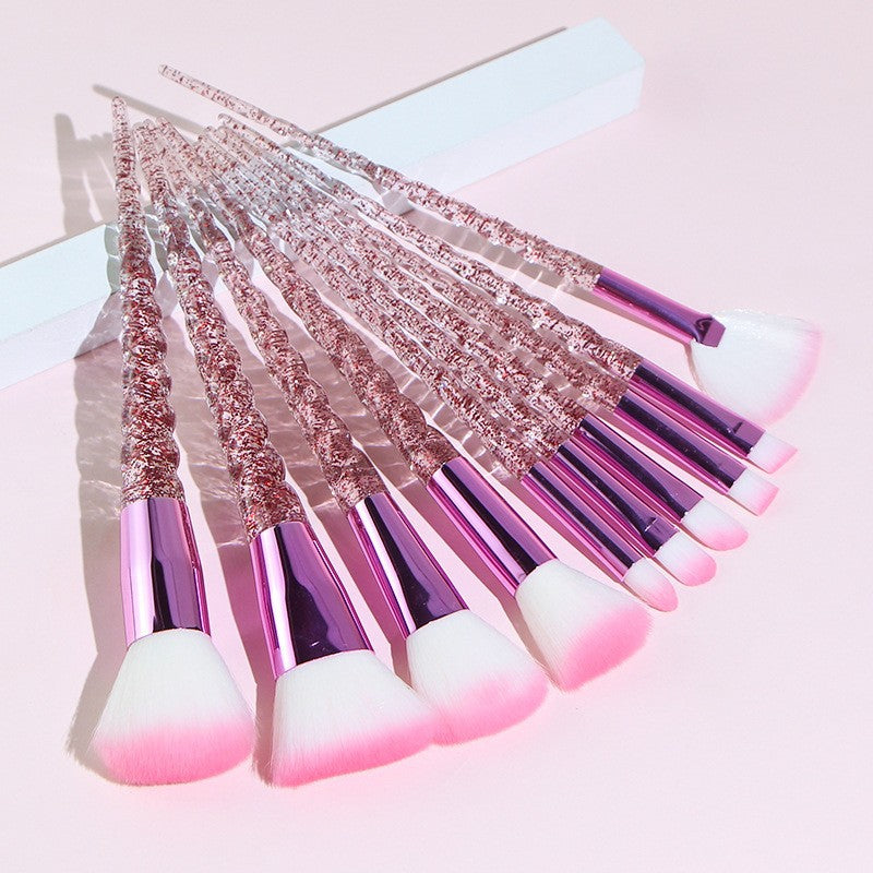 10 Pcs Unicorn Makeup Brush Set | Multifunctional Beauty Tools