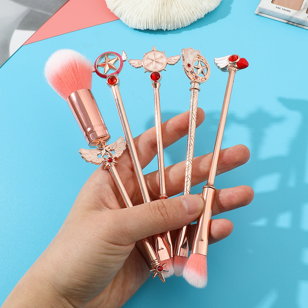 Sakura Makeup Tool Set | Sparkling Eyeshadow & Brush Variety