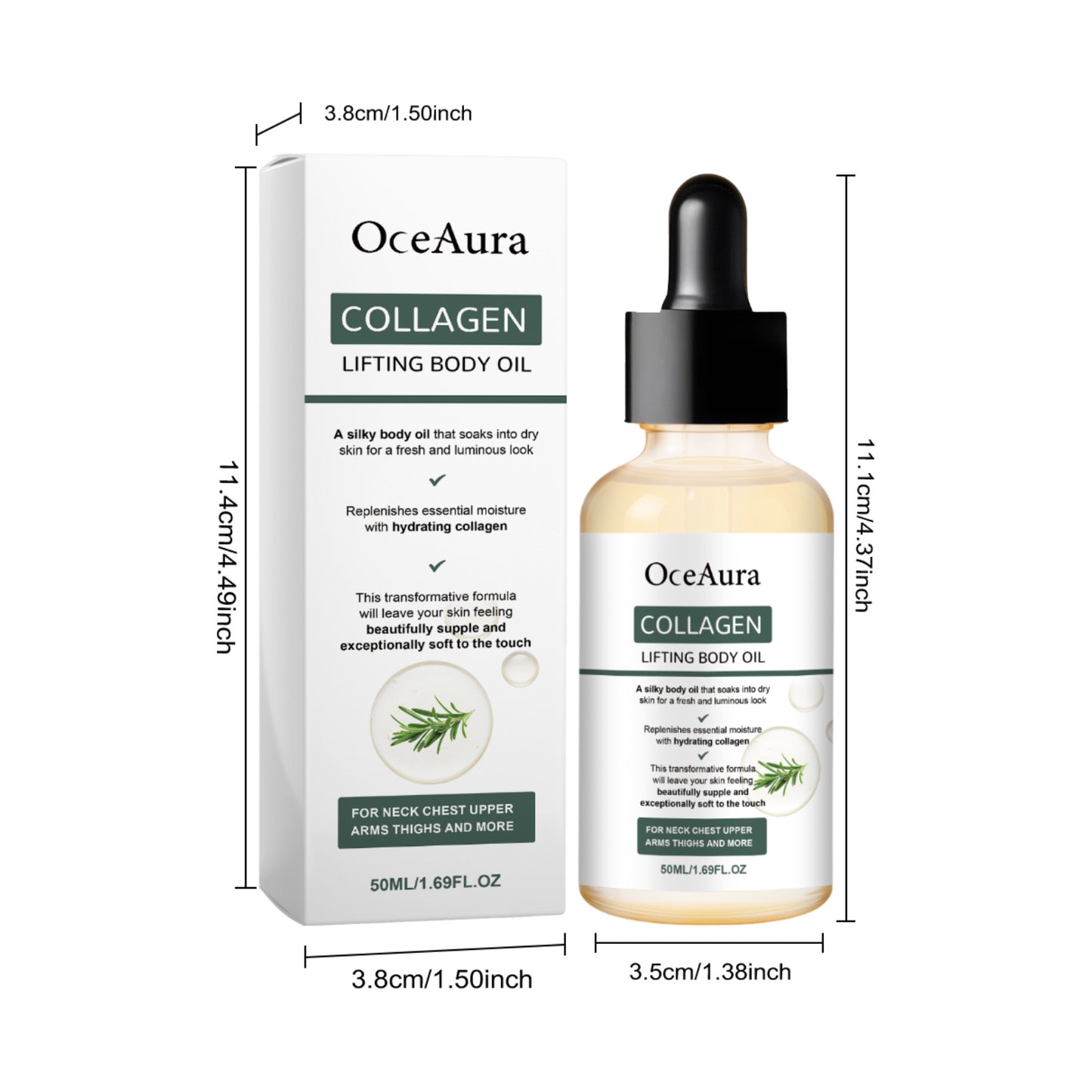 Firming Collagen Body Oil for Cellulite & Dry Skin Relief